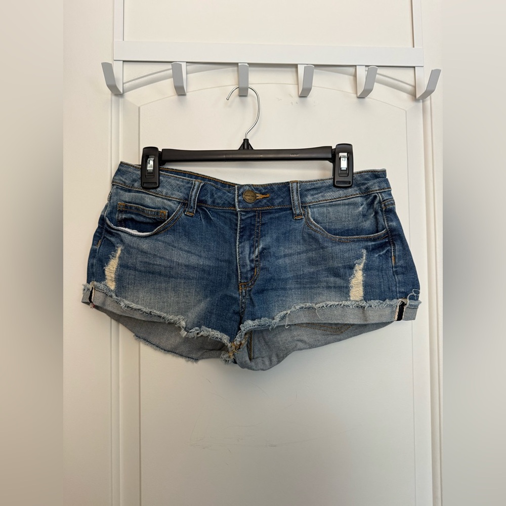 Denim shorts